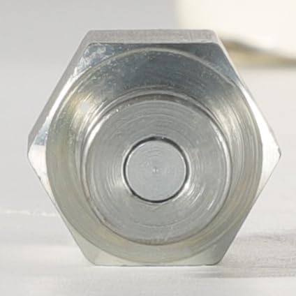 PD342 Series Steel Test Port and Diagnostic Equipment Quick Nipple, 1/8" Body Size, 1.63" Length
