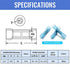 Qibaok 200 PCS Heat Shrink Butt Connectors, Waterproof Insulated Electrical Wire Crimp Connectors for Automotive