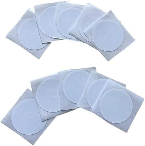 YARONGTECH 50pcs RFID Sticker Tag 13.56mhz Round 25mm Adhesive Back