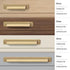 2 Pack Cup Pulls 2-1/2"(64mm) Center to Center Drawer Pulls Champagne Bronze Cabinet Hardware for Kitchen Cabinets