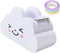 Cloud Tape Dispenser, Cartoon Washi Paper Cutter with Rainbow Tape for Office Stationery Supplies