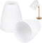 Generic Plastic Lampshade Set of 2 for Desk Lamp 4.52X3.93X1.96In Frosted Replacement Light
