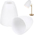 Generic Plastic Lampshade Set of 2 for Desk Lamp 4.52X3.93X1.96In Frosted Replacement Light