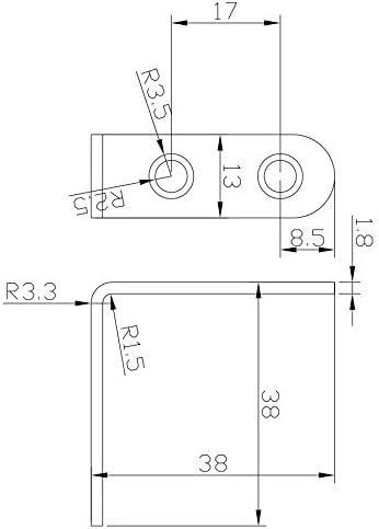 MPJ Corner Brace "L" Shaped Corner Joint Right Angle Brackets Fastener, Size and Quantity Options (50, 1.5"x1.5")