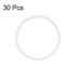 uxcell Silicone O-Rings, VMQ Seal Gasket for Compressor Valves Pipe Repair, 26mm OD, 23mm ID, 1.5mm Width, White, Pack