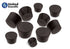 United Scientific RSTPK1 Premium Black Rubber Stoppers, Assorted Sizes, 1 Pound, Good for Sealing Bottles and Tubes