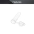 Othmro 500pcs 2ml Plastic Centrifuge Tubes with Snap Cap, Clear, Conical Bottom Storage Container for Lab Specimens