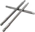 6Pcs 1/4 Inch Shank Long Magnetic Square Head Screwdriver Bits Set for Power Tools SQ1 SQ2 SQ3 (100mm)