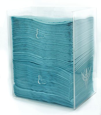 Precision Medical Dental Bib Dispenser - Acrylic Lap Cloth Holder