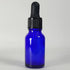 Bioll 15ml (1/2 oz) Glass Dropper Bottle, Essential Oil Bottle with Glass Eye Droppers, 24Pcs (Blue)