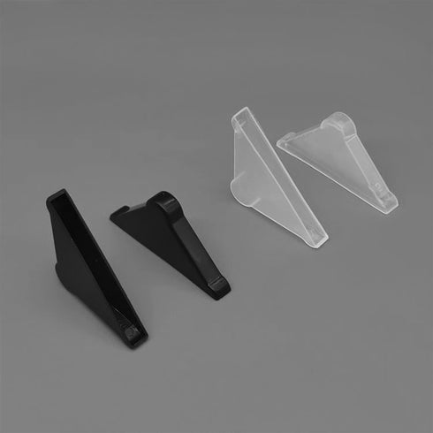 HJYZY 5 50mm 20 x Triple Corner Protectors Black for Sharp Glass,Metal SheetsMirror,Ceramic Tile Triple Shape Corner