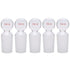 Glass Hollow Stopper Penny Head for 29/42 Outer Joint, Borosilicate Glass, Closed Bottom (5 Pcs)