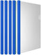 Plastic File Folder 10mm Sliding Bar Report Covers, 10 Pcs, 40 Sheet Capacity for A4 Size Paper