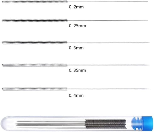 3 Set 3D Printer Nozzle Cleaning Kit Nozzles Cleaner Needles Stainless Steel 0.2mm 0.25mm 0.3mm 0.35mm 0.4mm for 3D Printers Accessories Parts PCB Windshield Spray Nozzle Espresso Distribution