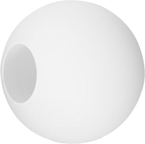Hemobllo Frosted Glass Globe Lamp Shade 80mm round Ivory Ball Cover for