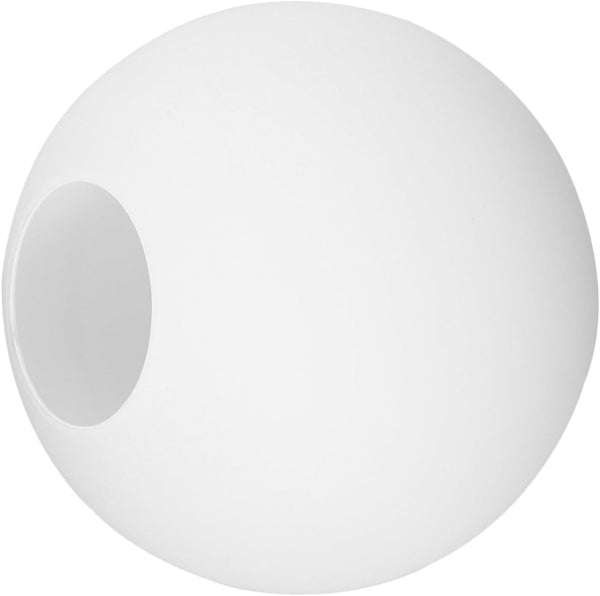 Hemobllo Frosted Glass Globe Lamp Shade 80mm round Ivory Ball Cover for