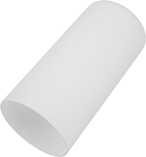 Garneck Glass Lamp Shade Replacement for E27 Socket, Frosted White Cylinder Glass