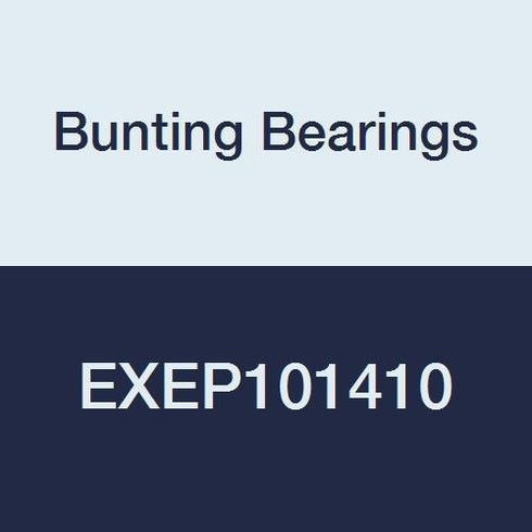 Bunting Bearings EXEP101410 Extra Lubricant with PTFE Sleeve (Plain) Bearing, Powdered Metal, SAE 841,