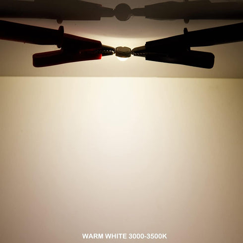 CHANZON 10 pcs High Power LED Chip 1W Warm White 3000K - 3500K, Super Bright SMD COB Light Emitter Components