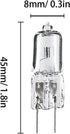 G4 10W Bulb G4 24V 10W T3 24V G4 10W Bulb Bulbs 2700K 10 Pack Halogen AC/DC Halogen JC Bi-Pin Base Halogen Light