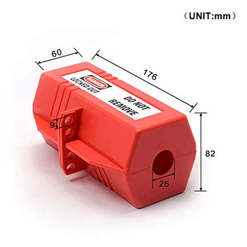 Plug Lockout Device for 220V Plug Lockouts, 220 Volt Power Cord Lockout