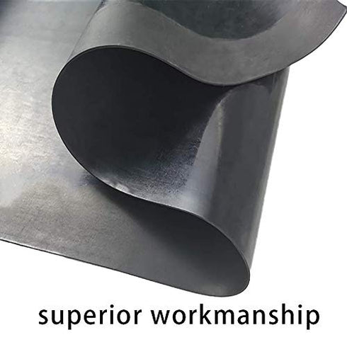 NABOWAN Solid Rubber Sheets, Strips, Rolls 1/8" Thick x 4" Wide x 120" Long for DIY Gasket Material and Padding