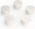 stonylab Solid Rubber Stoppers, 5-Pack 10# Air-Tight Control Tapered Lab Seal Stoppers