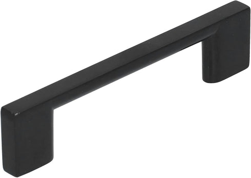 Zopsc 126mm Zinc Alloy Door Handle Pull for Cabinet Door, Wardrobe Furniture, Black