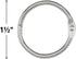 Edupress 1-1/2 inch Binder Rings (EP63925), Silver