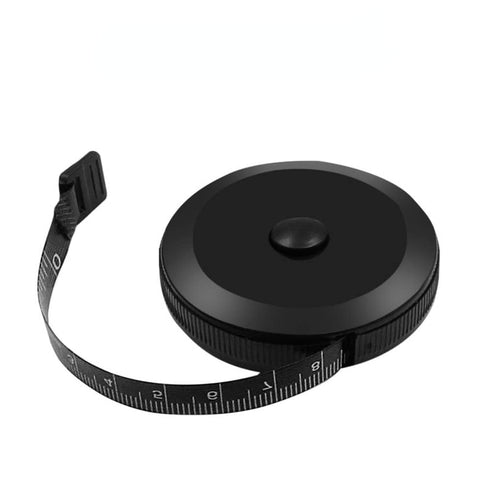 Black Tape Measure, Clothes Ruler, Gift Tape Measure, Mini Measuring Tape, Automatically Retractable Soft Reusable Plastic Ruler, Measuring Device, Tape Deft and Attractive Linear Measurement