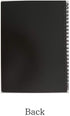 Kokuyo Soft Ring Notebook, Business, 5mm Grid, 70 Sheets, Black (B6), 3 Pack