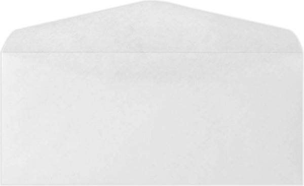 LUXPaper #8 5/8 Commercial Flap Business Envelopes | 3 5/8" x 8 5/8" | Bright White | 24lb. Text | 50 Qty by Envelopes.com