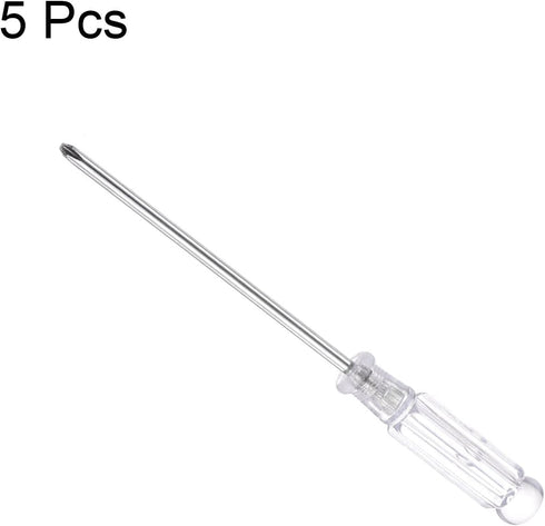 uxcell Mini Phillips Screwdriver, 3.0mm Cross Head 115mm Length, 5 Pcs for Small Appliances Repair