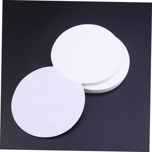 200pcs Funnel Filter Paper, Fast Medium Flow Rate Lab Grade Filter Paper for Glass White Engine Oil and Other Uses.