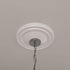 Ekena Millwork CM12RE Reece Ceiling Medallion, 12"OD x 1 3/4"P, Factory Primed (Fits Canopies up to 2 3/8")