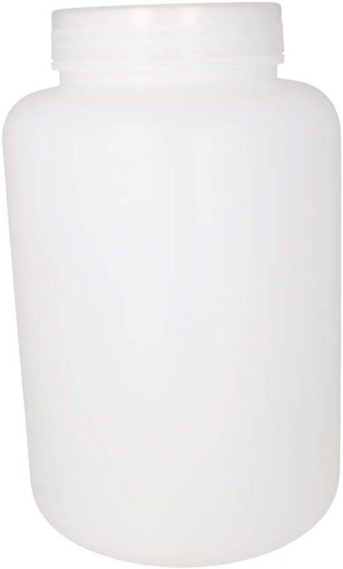 Othmro 1Pcs 2000ml Plastic Empty Bottles, Wide Mouth Laboratory Reagent Polyethylene Bottle, Sample Sealing Liquid