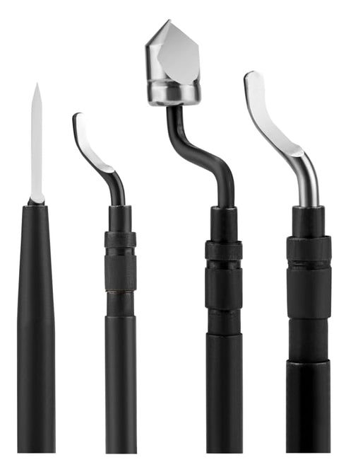 AFA Tooling 4-in-1 Deburring Tool for Metal, Resin, PVC Pipes, and 3D Printed Edges, Plumbing Burr Removal