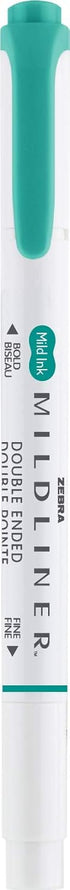 Zebra Pen Mildliner Double-Ended Highlighter Marker Set, Broad and Fine Point Tips, 12-Pack, Mild Summer Green Ink