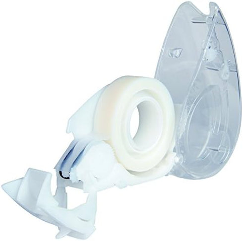 One-handed Compact Tape Dispenser, HariMouse, White