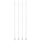 PATIKIL 14Ga x 12 Inch Stainless Steel Dispensing Needle Tips, 4Pcs Blunt Tips Luer Lock for Thick Glue Ink