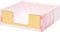 Marble Pink Sticky Note Holder, Acrylic Notepad Dispenser, Desk Organizer for Office Supplies