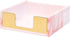 Marble Pink Sticky Note Holder, Acrylic Notepad Dispenser, Desk Organizer for Office Supplies