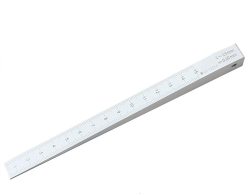 Taper Gauge Gap Gage Welding Wedge Feeler Gauge, Gap Hole Measure Tool, 1-15mm