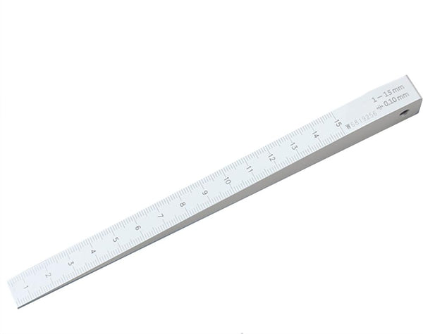 Taper Gauge Gap Gage Welding Wedge Feeler Gauge, Gap Hole Measure Tool, 1-15mm