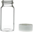 20ml Glass Vials, 24-400 Screw Neck with White Caps, Leakproof, Pack of 100