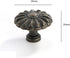 PIYYQNY 6 Drawer Handles Pcs Vintage Drawer Knob Pulls Antique Bronze Dressing Table Knobs Suitable for Wardrobe Doors