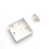 Fielect 86 Type Wall Switch Box, Deep Case Recessed Mount Backbox Protection Cover, Waterproof Dustproof PVC, White