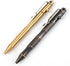 SMOOTHERPRO Solid Brass Bolt Action Pen, Refillable Heavy Duty for Tremor Parkinson Arthritic Writing, Retro Black