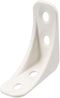 uxcell Shelf Cabinet Door 90 Degree Plastic Corner Braces 39x39x16mm Angle Brackets,