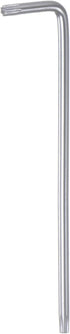 T20 Tamper Proof Torx Star Key Bit Wrench, 4.57" Long Arm High Carbon Steel Hand Tool